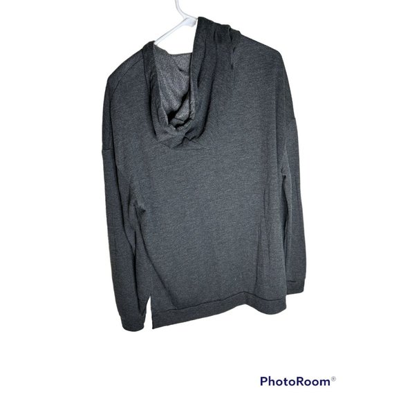 Chaser Womens Jacket Mission Surf Grey Terry Knit Zip Graphic Hoodie Size M NEW - Picture 3 of 6